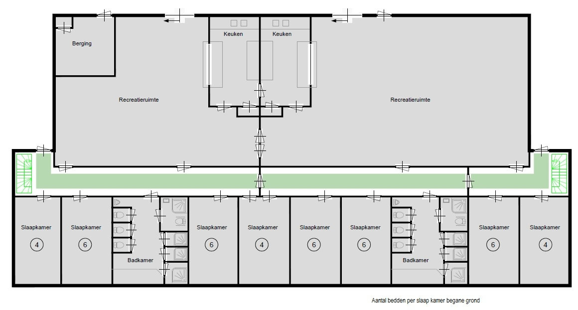 Plattegrond beganegrond